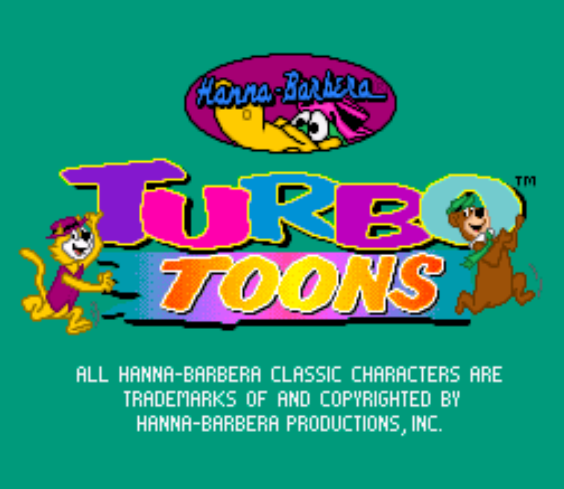 Turbo Toons Title Screen